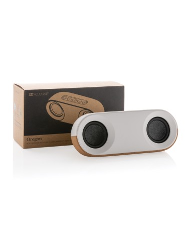 Speaker 10W Oregon in plastica riciclata RCS e sughero